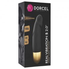   Dorcel Real Vibration S 2.0 - nabíjecí vibrátor (černo-zlatý)