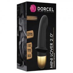   Dorcel Mini Lover 2.0 - dobíjecí vibrátor pro bod G (černo-zlatý)