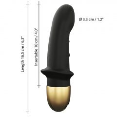   Dorcel Mini Lover 2.0 - dobíjecí vibrátor pro bod G (černo-zlatý)