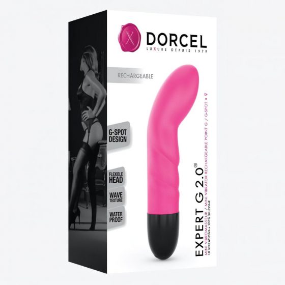 Dorcel Expert G 2.0 - dobíjecí vibrátor pro bod G (růžový)