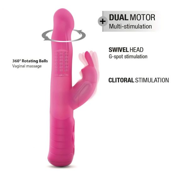 Dorcel Baby Rabbit 2.0 - dobíjecí vibrátor s hůlkou (růžový)