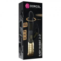   Dorcel Baby Rabbit 2.0 - dobíjecí vibrátor s hůlkou (černo-zlatý)