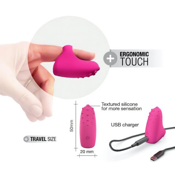 Dorcel Magic Finger - nabíjecí prstový vibrátor (růžový)