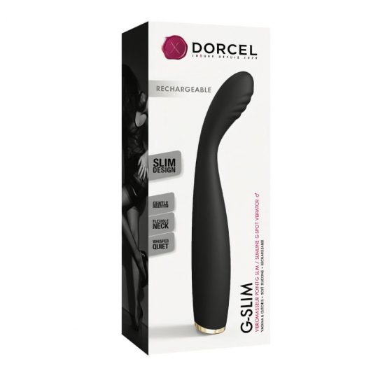 Dorcel G-slim - dobíjecí vibrátor pro bod G (černý)