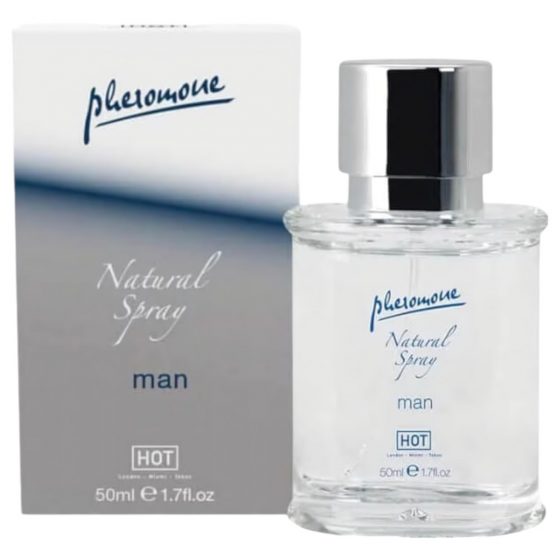 HOT Natural - tělový sprej pro muže s obsahem feromonu (50ml)