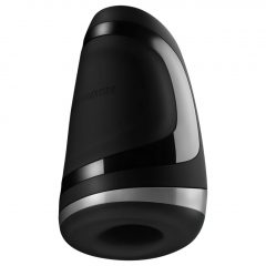   Satisfyer Men Heat Vibration - nabíjecí vibrátor na žalud s ohřívací funkcí (černý)