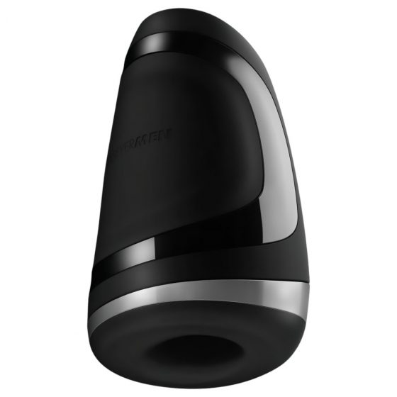 Satisfyer Men Heat Vibration - nabíjecí vibrátor na žalud s ohřívací funkcí (černý)