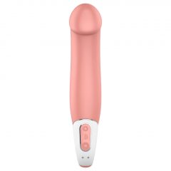   Satisfyer Master - vodotěsný, dobíjecí žaludový vibrátor (přírodní)