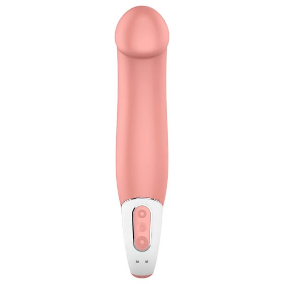 Satisfyer Master - vodotěsný, dobíjecí žaludový vibrátor (přírodní)