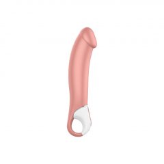   Satisfyer Master - vodotěsný, dobíjecí žaludový vibrátor (přírodní)