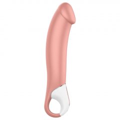   Satisfyer Master - vodotěsný, dobíjecí žaludový vibrátor (přírodní)