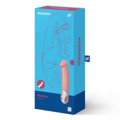   Satisfyer Master - vodotěsný, dobíjecí žaludový vibrátor (přírodní)