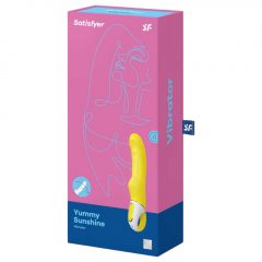   Satisfyer Yummy Sunshine - nabíjecí vodotěsný vibrátor na bod G (žlutý)