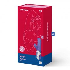   Satisfyer Magic Bunny - vodotěsný, nabíjecí vibrátor s ramínkem na klitoris (modrý)