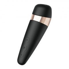   Satisfyer Pro 3+ - nabíjecí, vodotěsný stimulátor na klitoris (černý)