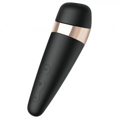   Satisfyer Pro 3+ - nabíjecí, vodotěsný stimulátor na klitoris (černý)