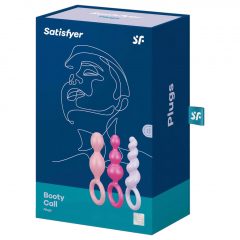   Satisfyer Booty Call - sada análních dild - barevná (3 dílná)