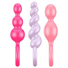   Satisfyer Booty Call - anální kolík sada - barevná (3 ks)