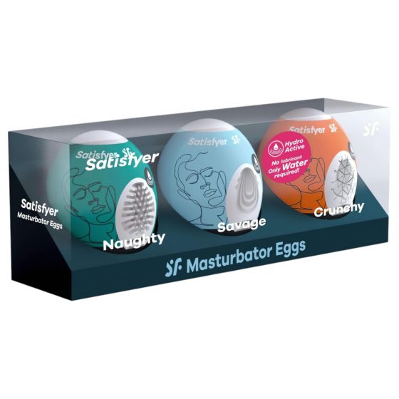 Satisfyer Egg NSC - masturbační vajíčka sada (3 ks)