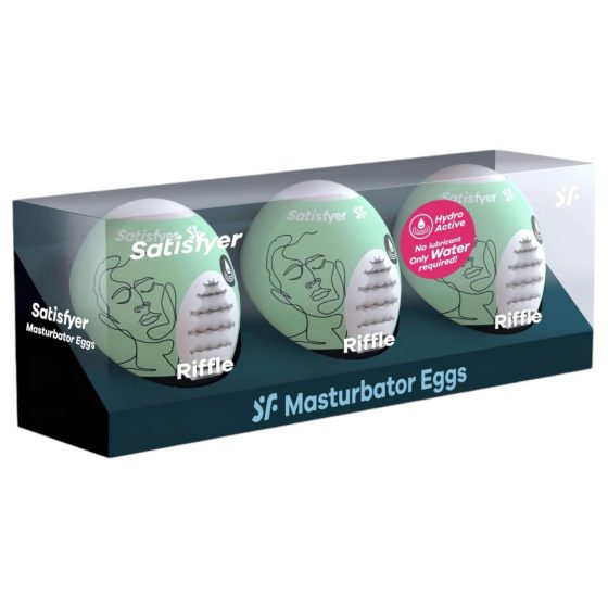 Satisfyer Egg Riffle - masturbační vajíčka sada (3 ks)