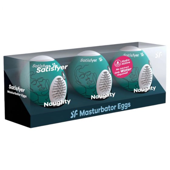 Satisfyer Egg Naughty - masturbační vajíčka sada (3 ks)