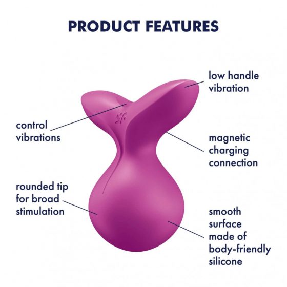 Satisfyer Viva la Vulva 3 - bezdrátový, vodotěsný vibrátor na klitoris (viola)