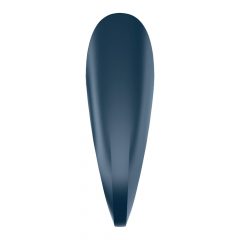  Satisfyer Rocket Ring - vodotěsný, nabíjecí kroužek na penis (šedo - modrý)