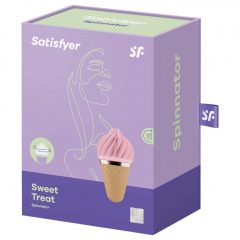   Satisfyer Sweet Treat - nabíjecí rotační vibrátor na klitoris (růžový-hnědý)