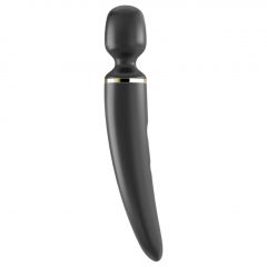   Satisfyer Wand-er Woman - nabíjecí, vodotěsný masážní vibrátor (černý)