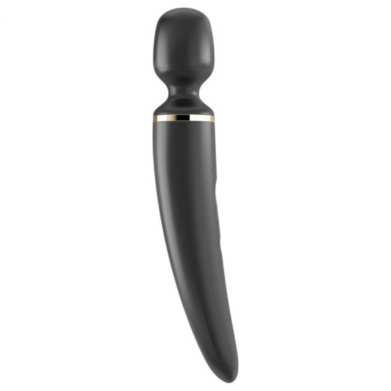 Satisfyer Wand-er Woman - nabíjecí, vodotěsný masážní vibrátor (černý)