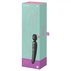   Satisfyer Wand-er Woman - nabíjecí, vodotěsný masážní vibrátor (černý)