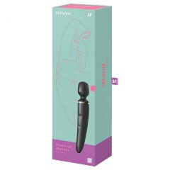   Satisfyer Wand-er Woman - vodotěsný masážní vibrátor (černý)