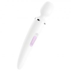   Satisfyer Wand-er Woman - nabíjecí, vodotěsný masážní vibrátor (bílý)