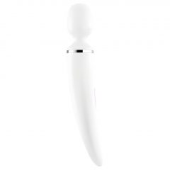   Satisfyer Wand-er Woman - nabíjecí, vodotěsný masážní vibrátor (bílý)