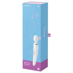   Satisfyer Wand-er Woman - nabíjecí, vodotěsný masážní vibrátor (bílý)