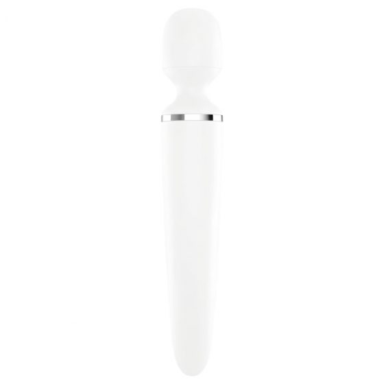 Satisfyer Wand-er Woman - nabíjecí, vodotěsný masážní vibrátor (bílý)