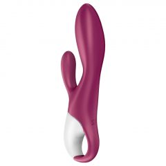   Satisfyer Heated Affair - nabíjecí vibrátor s ohřevem a ramenem na klitoris (červený)