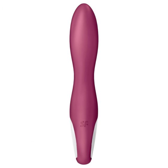 Satisfyer Heated Affair - nabíjecí vibrátor s ohřevem a ramenem na klitoris (červený)