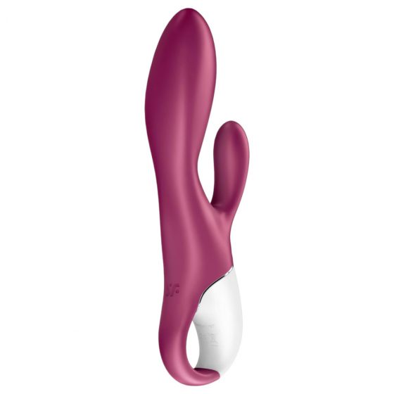 Satisfyer Heated Affair - nabíjecí vibrátor s ohřevem a ramenem na klitoris (červený)