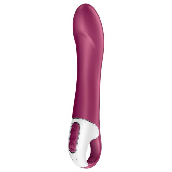 Satisfyer Big Heat - nabíjecí, ohřívající vibrátor na bod G (červený)