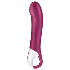   Satisfyer Big Heat - nabíjecí, ohřívající vibrátor na bod G (červený)