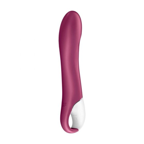 Satisfyer Big Heat - nabíjecí, ohřívající vibrátor na bod G (červený)