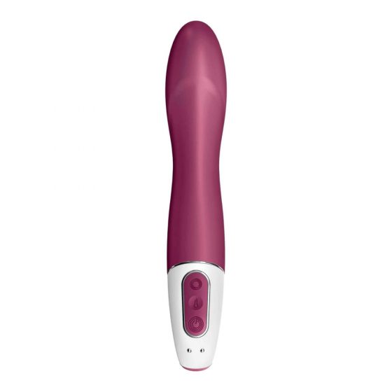 Satisfyer Big Heat - nabíjecí, ohřívající vibrátor na bod G (červený)