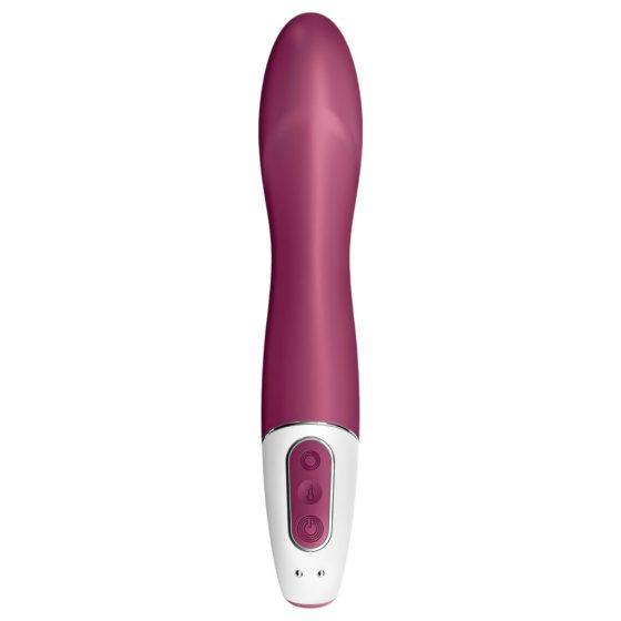 Satisfyer Big Heat - nabíjecí, ohřívající vibrátor na bod G (červený)