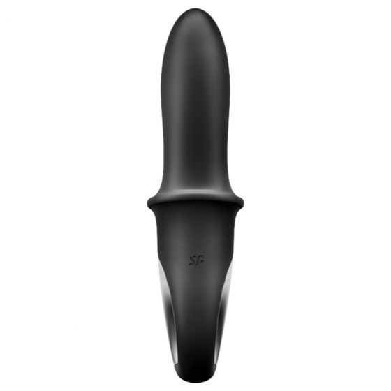 Satisfyer Hot Passion - chytrý, hřejivý anální vibrátor (černý)