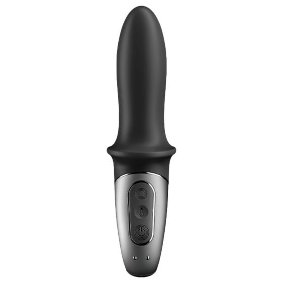 Satisfyer Hot Passion - chytrý, hřejivý anální vibrátor (černý)