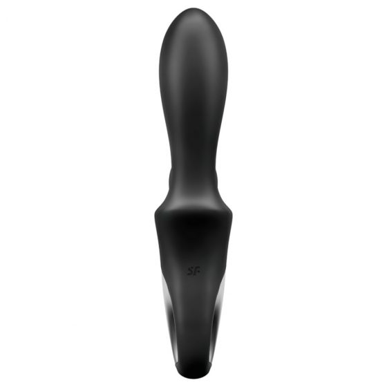 Satisfyer Heat Climax Plus - chytrý, zahřívací, pákový anální vibrátor (černý)