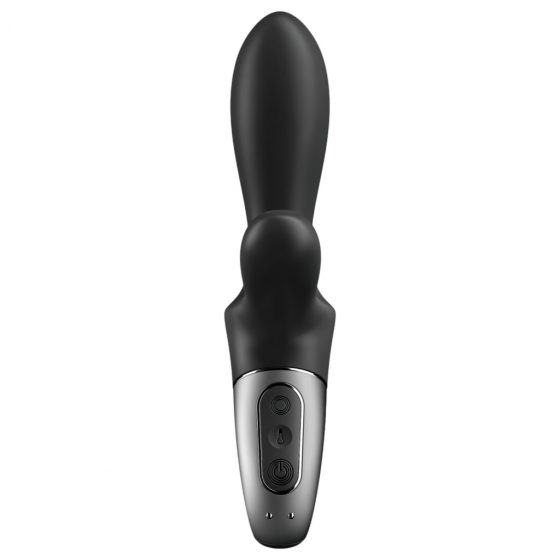 Satisfyer Heat Climax Plus - chytrý, zahřívací, pákový anální vibrátor (černý)