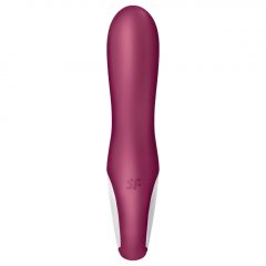   Satisfyer Hot Bunny - inteligentní, topný vibrátor s ramenem na klitoris (červený)