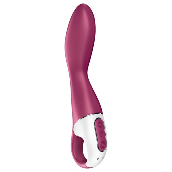 Satisfyer Heated Thrill - inteligentní, nabíjecí, ohřívající vibrátor (červený)